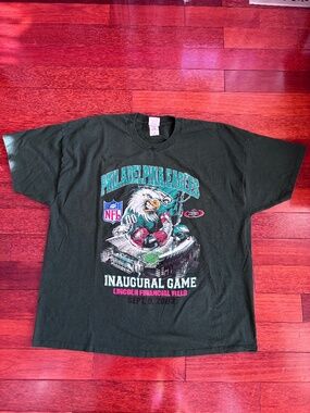 Eagles Vintage 2003 Lincoln Financial Field Inaugural Game Men's Size 3X